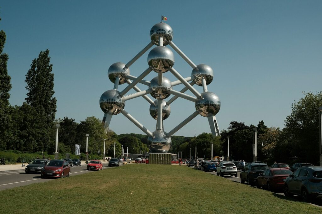 Athomium principal ponto turístico da Bélgica