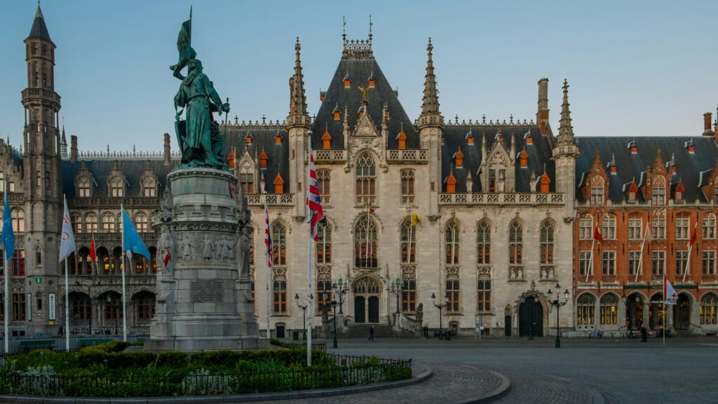 Grote Markt de Bruges, ponto turístico da Bélgica